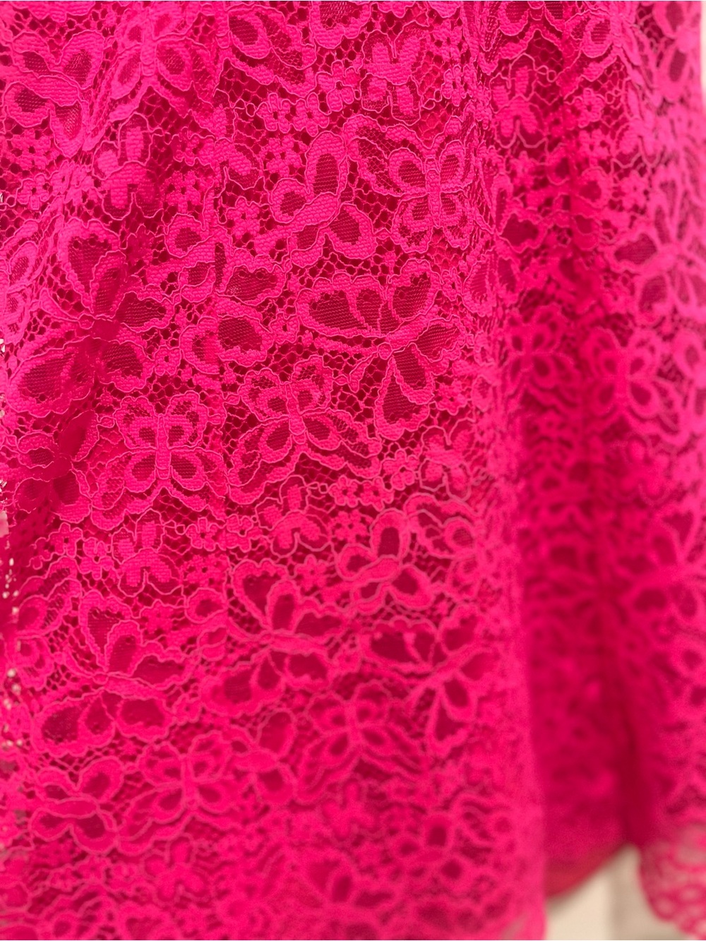 For Love & Lemons Pink Butterfly Lace Slip Dress - Picture 8 of 10